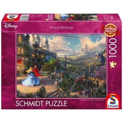 Puzzle 1000 pezzi - La Bella Addormentata, Disney di Thomas Kinkade